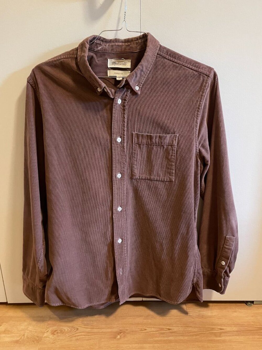 Brown Madewell Corduroy Shirt